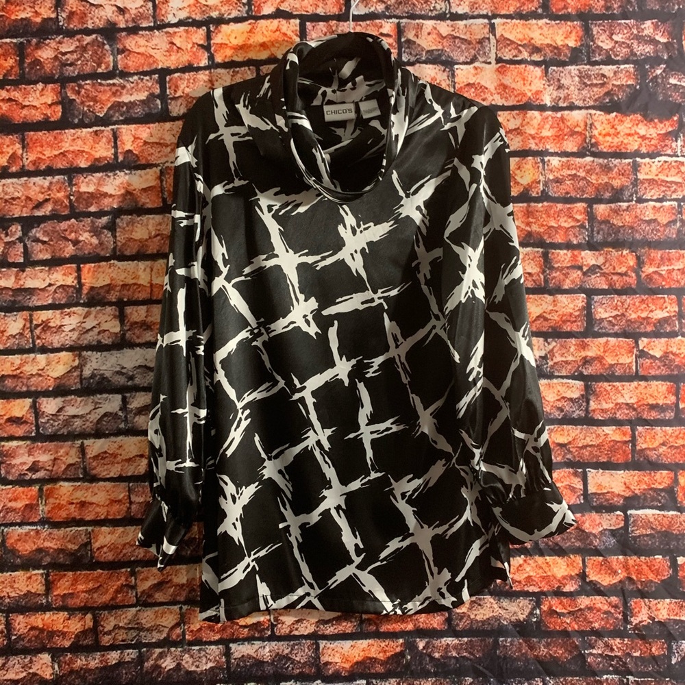 Chico’s Turtle Neck Blouse